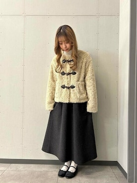 「URBAN RESEARCH Sonny Label（アーバンリサーチサニーレーベル）のアイテム（その他アウター）」を使った、SonnyLabel WOMENさん（レディース・156cm）の冬コーディネート