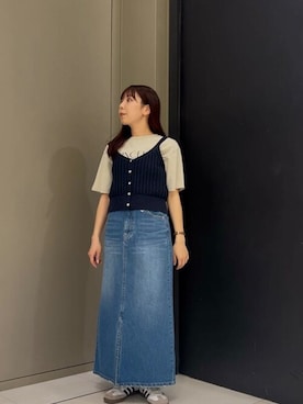 「アーバンリサーチ」｜「アイテム（キャミソール）」を使った、SonnyLabel WOMENさん（レディース・152cm）の春コーディネート