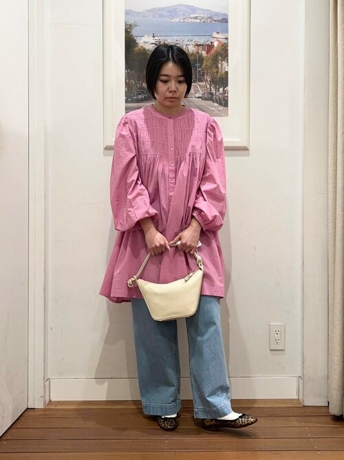 34サイズ/低身長向けも展開』タックデニム（デニムパンツ）｜URBAN