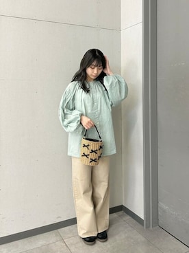 「サンバ」｜「アイテム（パンツ）」を使った、SonnyLabel WOMENさん（レディース・156cm）の夏コーディネート