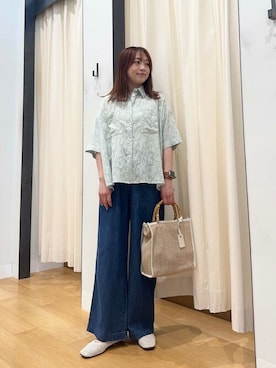 「アーバンリサーチ」｜「アイテム（パンプス）」を使った、SonnyLabel WOMENさん（レディース・154cm）の夏コーディネート