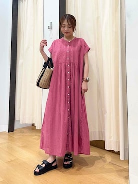 「URBAN RESEARCH Sonny Label（アーバンリサーチサニーレーベル）のアイテム（ワンピース/ドレス）」を使った、SonnyLabel WOMENさん（レディース・154cm）の夏コーディネート