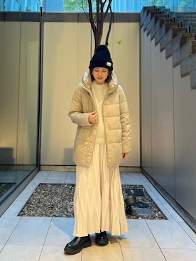 「お呼ばれ」｜「アイテム（スカート）」を使った、junさん（レディース・156cm）の秋コーディネート