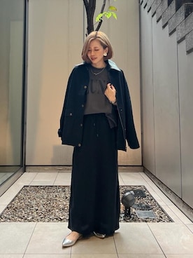 junさん（レディース・156cm）の秋コーディネート