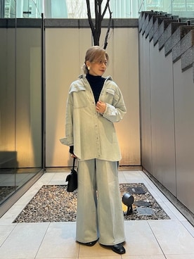 junさん（レディース・156cm）の冬コーディネート