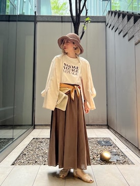 「le.coeur blanc（ルクールブラン）のアイテム」を使った、junさん（レディース・156cm）の春コーディネート