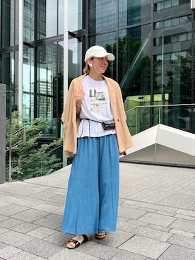 junさん（レディース・156cm）の夏コーディネート