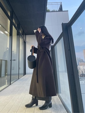 「PUBLIC TOKYO（パブリックトウキョウ）のアイテム（その他アウター）」を使った、publictokyo0124さん（レディース・157cm）の秋コーディネート