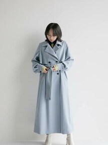 美品 PUBLIC TOKYO 【岐阜県産】オーバーサイズトレンチコート 黒 OUTERSTYLING - PUBLIC TOKYO WOMENS｜PUBLIC TOKYO ONLINE STORE