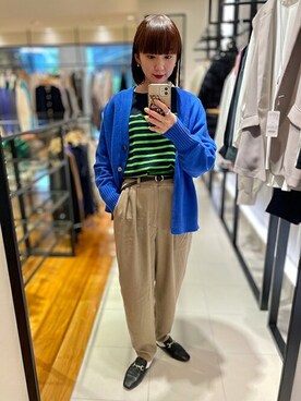 「#ブルー」｜NOLLEY'Sさん（レディース・160cm）の秋コーディネート