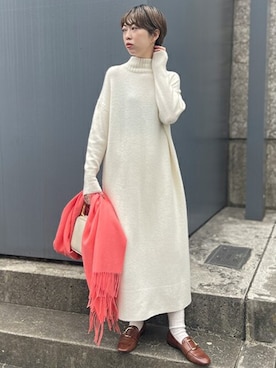 「#秋コーデ」｜「アイテム（ワンピース/ドレス）」を使った、NOLLEY'Sさん（レディース・160cm）の秋コーディネート