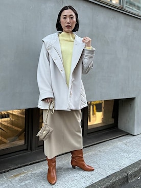「#秋コーデ」｜「アイテム（ジャケット/アウター）」を使った、NOLLEY'Sさん（レディース・160cm）の秋コーディネート