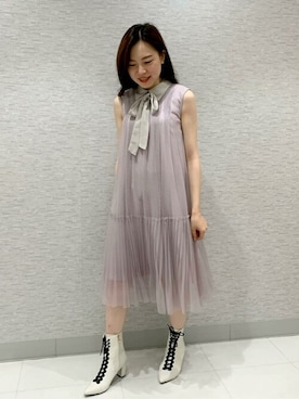 「アイテム（ブーツ）」を使った、JILLSTUARTさん（レディース）の夏コーディネート