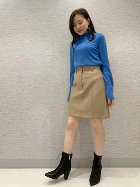 「アイテム（ブーツ）」を使った、JILLSTUARTさん（レディース）の秋コーディネート