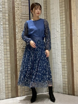 「アイテム（ブーツ）」を使った、JILLSTUARTさん（レディース）の秋コーディネート