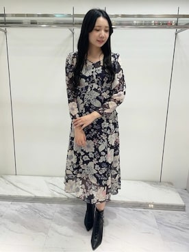 「アイテム（ワンピース）」を使った、JILLSTUARTさん（レディース）の秋コーディネート