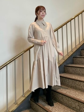 「アイテム（ワンピース/ドレス）」を使った、JILLSTUARTさん（レディース）の秋コーディネート