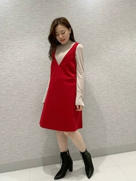 「アイテム（ブーツ）」を使った、JILLSTUARTさん（レディース）の秋コーディネート