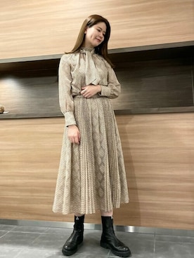 「アイテム（シャツ/ブラウス）」を使った、JILLSTUARTさん（レディース）の秋コーディネート