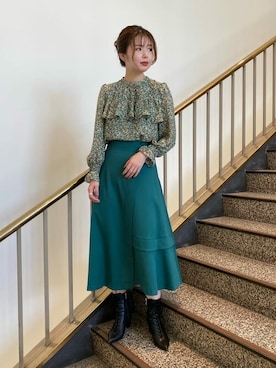 「アイテム（シャツ/ブラウス）」を使った、JILLSTUARTさん（レディース）の秋コーディネート