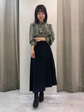 「アイテム（シャツ/ブラウス）」を使った、JILLSTUARTさん（レディース）の秋コーディネート