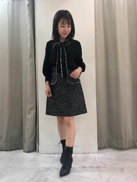 「アイテム（シャツ/ブラウス）」を使った、JILLSTUARTさん（レディース）の秋コーディネート