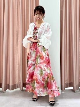 「JILL STUART（ジルスチュアート）のアイテム（ブルゾン）」を使った、JILLSTUARTさん（レディース・155cm）の春コーディネート
