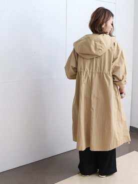「ナイロンパーカー」｜「アイテム（オールインワン・サロペット）」を使った、SocialGIRLさん（レディース・160cm）の春コーディネート