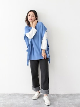 SocialGIRLさん（レディース・169cm）の春コーディネート