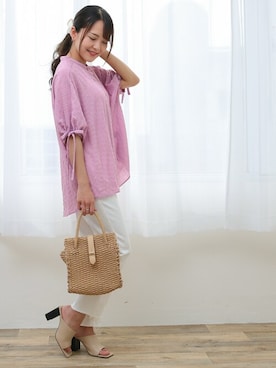 SocialGIRLさん（レディース・160cm）の春コーディネート