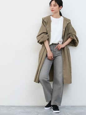 「モノクロコーデ」｜SocialGIRLさん（レディース・169cm）の春コーディネート