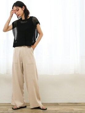 「モノトーン」｜SocialGIRLさん（レディース・169cm）の春コーディネート