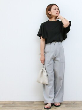 SocialGIRLさん（レディース・160cm）の夏コーディネート