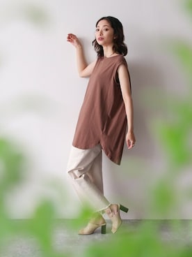 SocialGIRLさん（レディース・169cm）の夏コーディネート