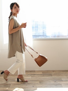 SocialGIRLさん（レディース・160cm）の夏コーディネート