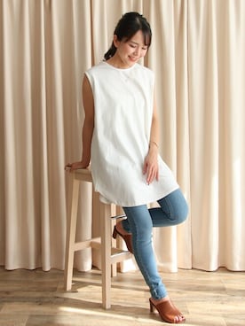 SocialGIRLさん（レディース・160cm）の夏コーディネート