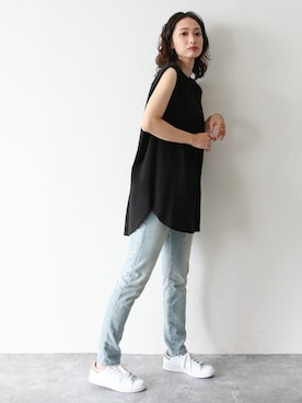 SocialGIRLさん（レディース・169cm）の夏コーディネート