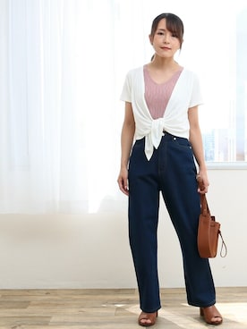 SocialGIRLさん（レディース・160cm）の夏コーディネート