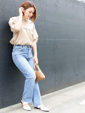 「ブラウスコーデ」｜SocialGIRLさん（レディース・160cm）の夏コーディネート