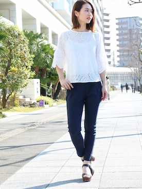 SocialGIRLさん（レディース・164cm）の夏コーディネート