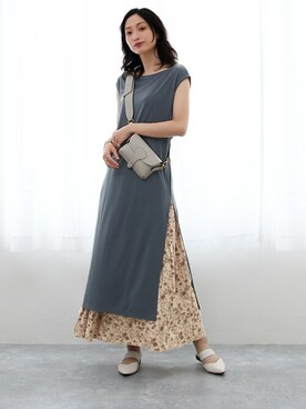 「セットアップスタイル」｜「アイテム（ワンピース/ドレス）」を使った、SocialGIRLさん（レディース・169cm）の夏コーディネート