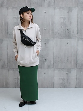 「ナロースカート」｜SocialGIRLさん（レディース・160cm）の秋コーディネート