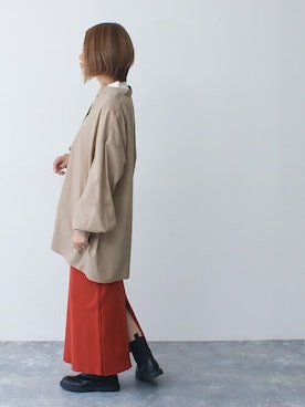 SocialGIRLさん（レディース・160cm）の秋コーディネート