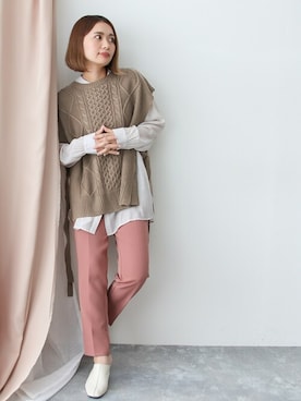 SocialGIRLさん（レディース・160cm）の秋コーディネート