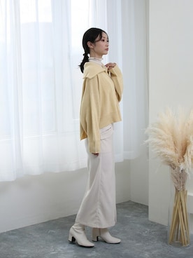 「ナロースカート」｜SocialGIRLさん（レディース・169cm）の秋コーディネート