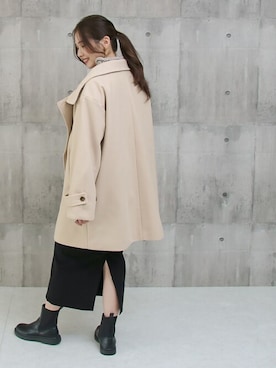 「インスタフォローしてね！」｜「アイテム（ジャケット/アウター）」を使った、SocialGIRLさん（レディース・164cm）の秋コーディネート