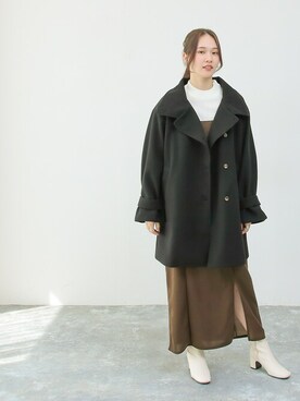 SocialGIRLさん（レディース・164cm）の冬コーディネート