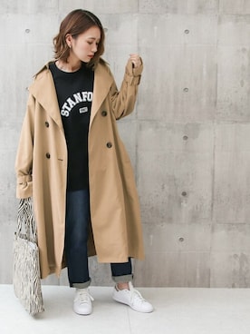 SocialGIRLさん（レディース・160cm）の春コーディネート