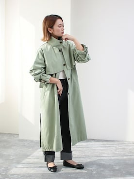 SocialGIRLさん（レディース・160cm）の春コーディネート