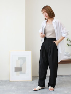 SocialGIRLさん（レディース・160cm）の春コーディネート